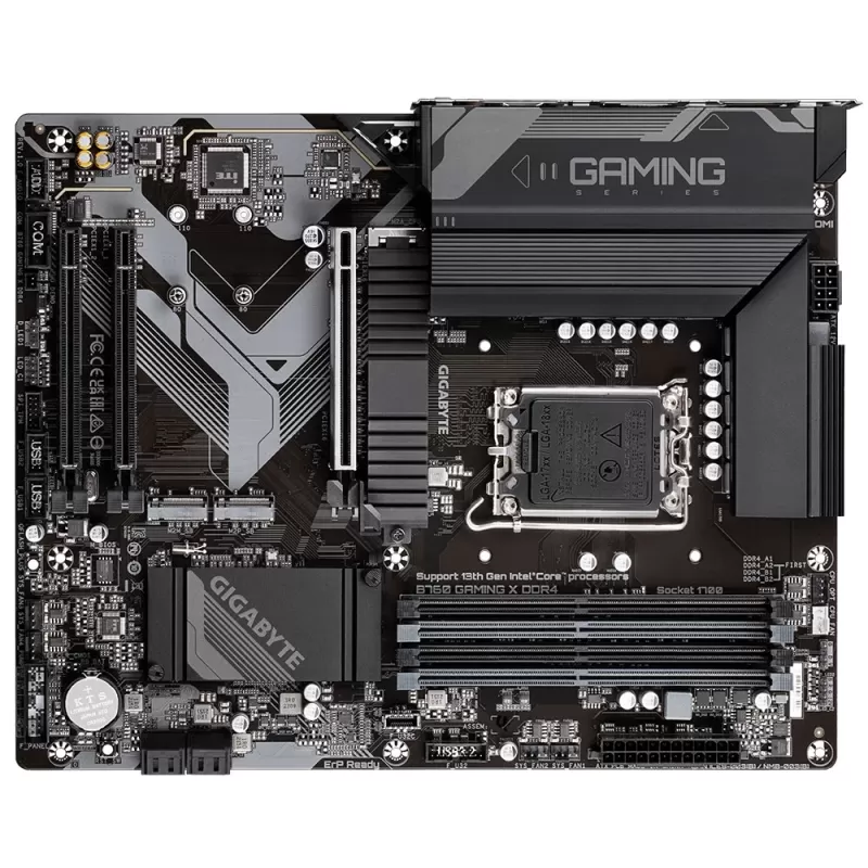 לוח אם Gigabyte B760 GAMING X DDR4 DDR4 DIMM LGA1700 לוח אם Gigabyte B760 GAMING X DDR4 DDR4 DIMM LGA1700