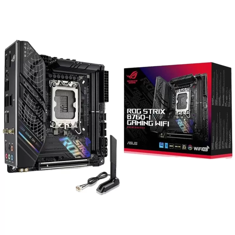 לוח אם Asus ROG STRIX B760-I GAMING WIFI DDR5 DIMM LGA1700