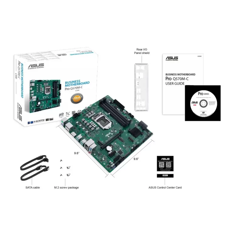 לוח אם Asus Pro Q570M-C/CSM DDR4 DIMM LGA1200