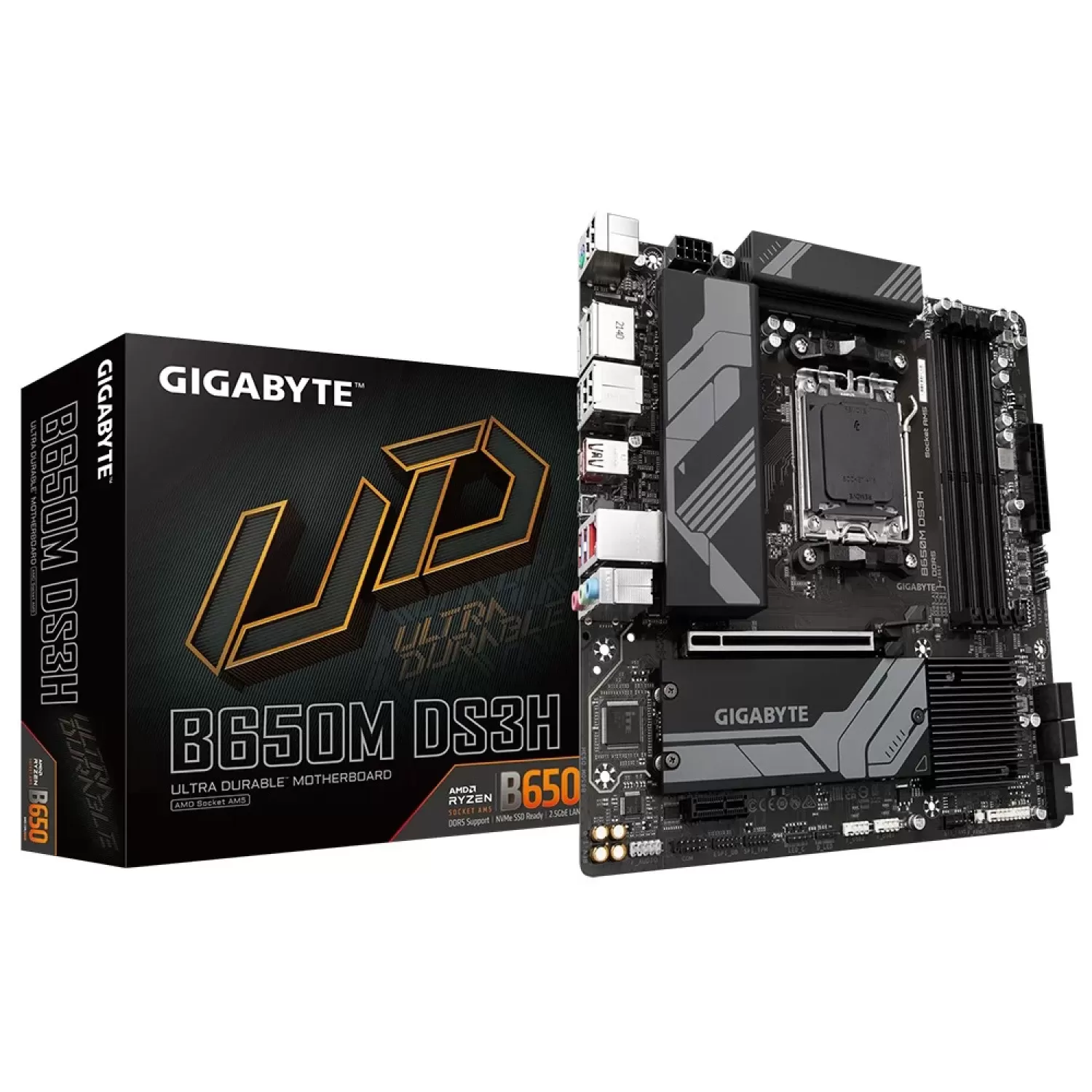 Материнская Плата Gigabyte B650M DS3H DDR5 DIMM AM5