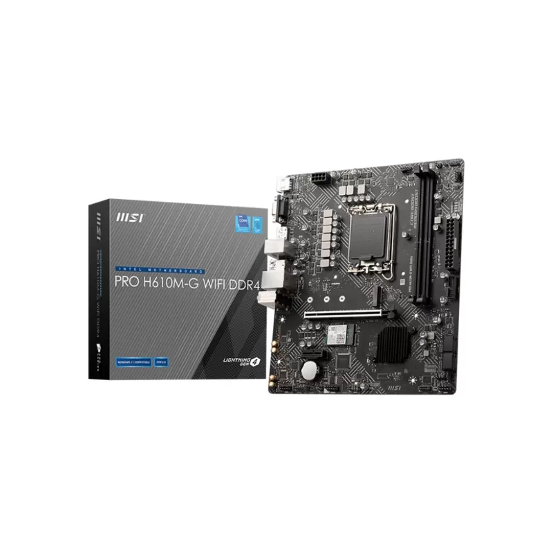 Материнская Плата MSI PRO H610M-G WIFI DDR4 LGA1700