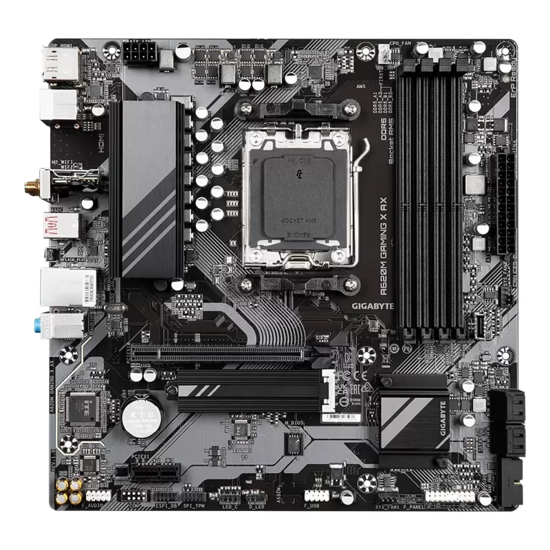 לוח אם Gigabyte A620M GAMING X AX DDR5 DIMM AM5 - יבואן רשמי לוח אם Gigabyte A620M GAMING X AX DDR5 DIMM AM5 - יבואן רשמי