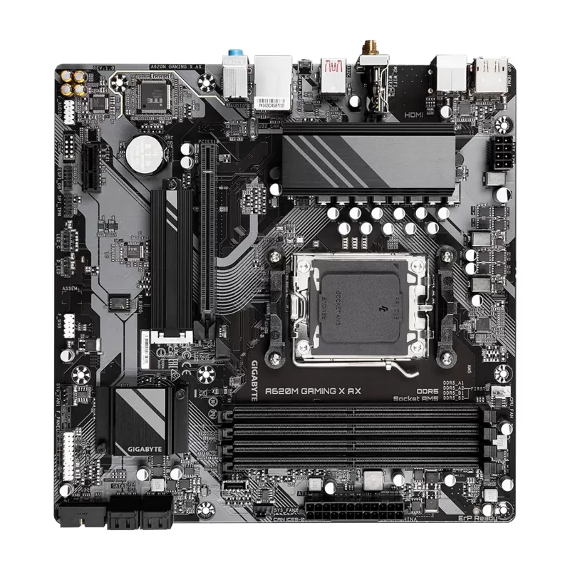 לוח אם Gigabyte A620M GAMING X AX DDR5 DIMM AM5 - יבואן רשמי לוח אם Gigabyte A620M GAMING X AX DDR5 DIMM AM5 - יבואן רשמי