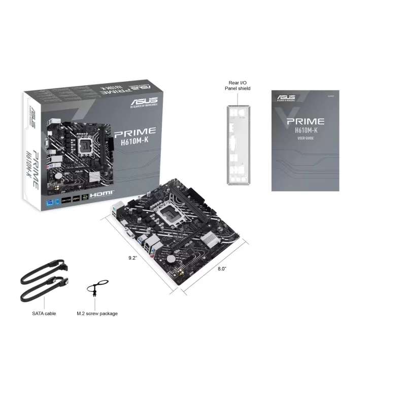 Motherboard Asus PRIME H610M-K D DDR5 DIMM LGA1700