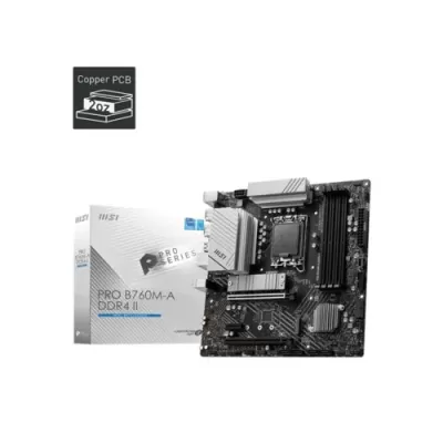 Motherboard MSI PRO B760M-A DDR4 II LGA1700 Motherboard MSI PRO B760M-A DDR4 II LGA1700