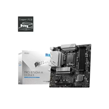Материнская Плата MSI PRO B760M-A DDR4 II LGA1700 Материнская Плата MSI PRO B760M-A DDR4 II LGA1700