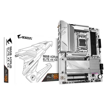 Материнская Плата Gigabyte B650 AORUS ELITE AX ICE DDR5 DIMM AM5 Материнская Плата Gigabyte B650 AORUS ELITE AX ICE DDR5 DIMM AM5