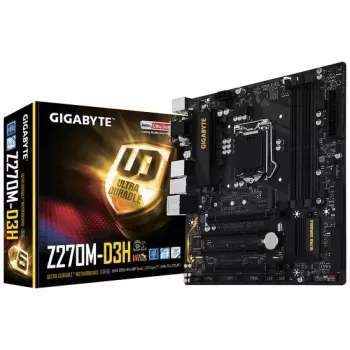 לוח אם Gigabyte GA-Z270M-D3H DDR4 LGA1151 - יבואן רשמי