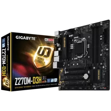לוח אם Gigabyte GA-Z270M-D3H DDR4 LGA1151 - יבואן רשמי
