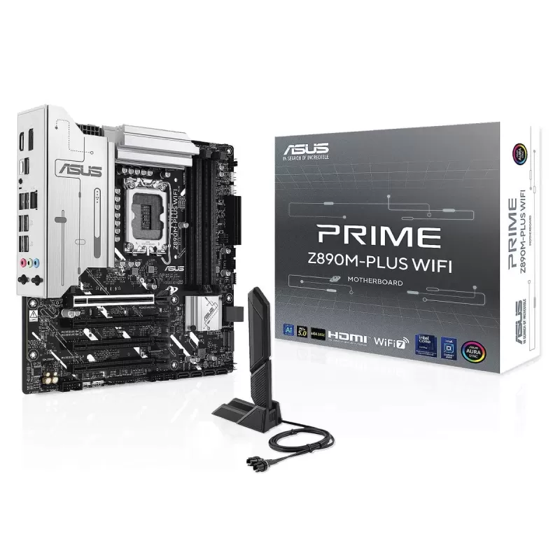Материнская Плата Asus PRIME Z890M-PLUS WIFI DDR5 DIMM LGA1851 Материнская Плата Asus PRIME Z890M-PLUS WIFI DDR5 DIMM LGA1851