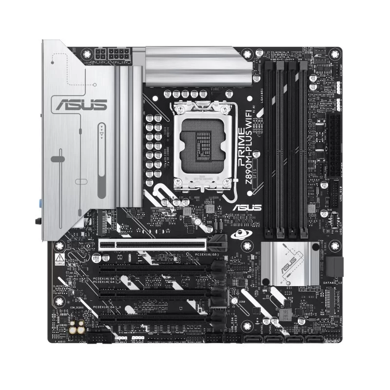 Материнская Плата Asus PRIME Z890M-PLUS WIFI DDR5 DIMM LGA1851 Материнская Плата Asus PRIME Z890M-PLUS WIFI DDR5 DIMM LGA1851