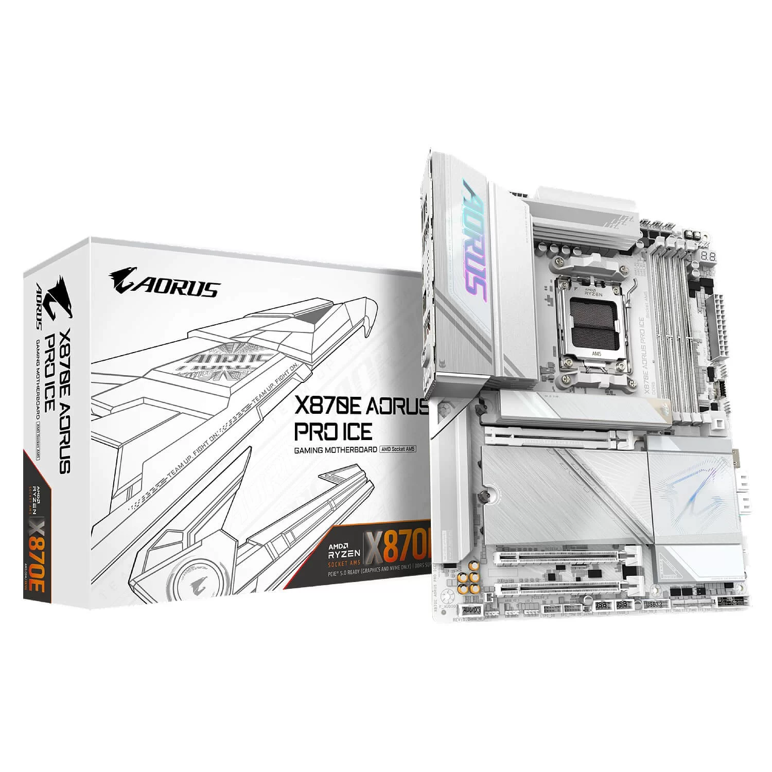 Motherboard Gigabyte X870E AORUS PRO ICE DDR5 AM5