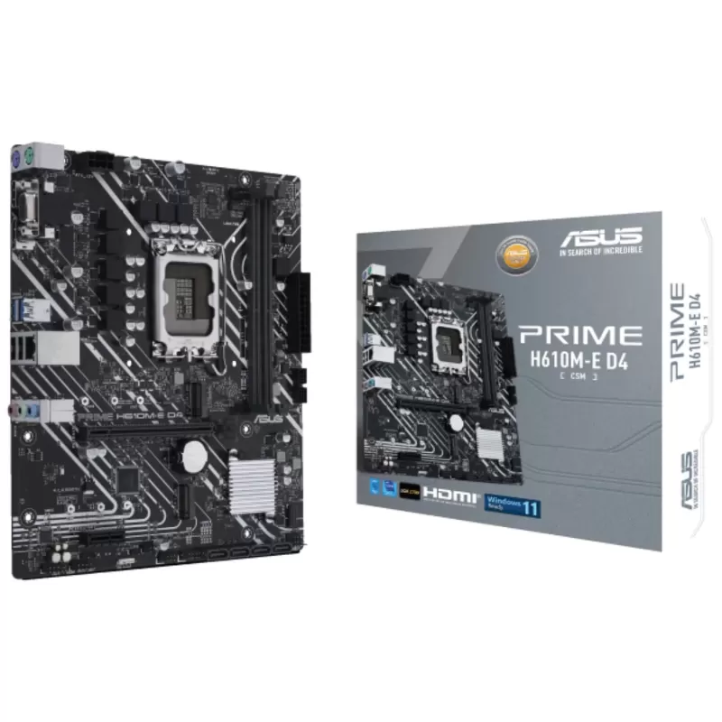 לוח אם Asus Prime H610M-E D4-CSM DDR4 LGA1700