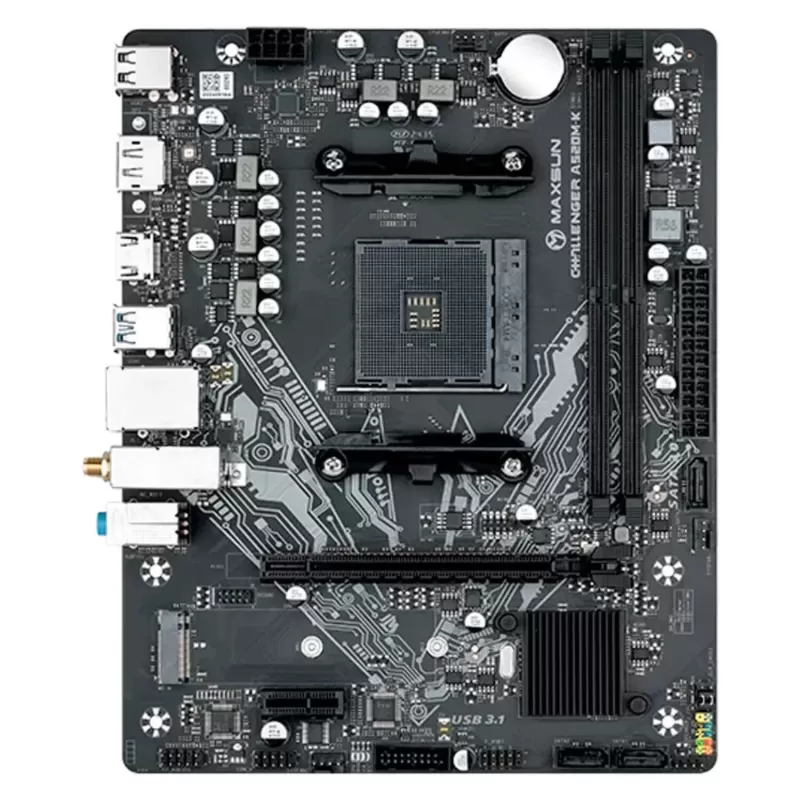 Материнская Плата MAXSUN Challenger A520M-K WIFI DDR4 AM4