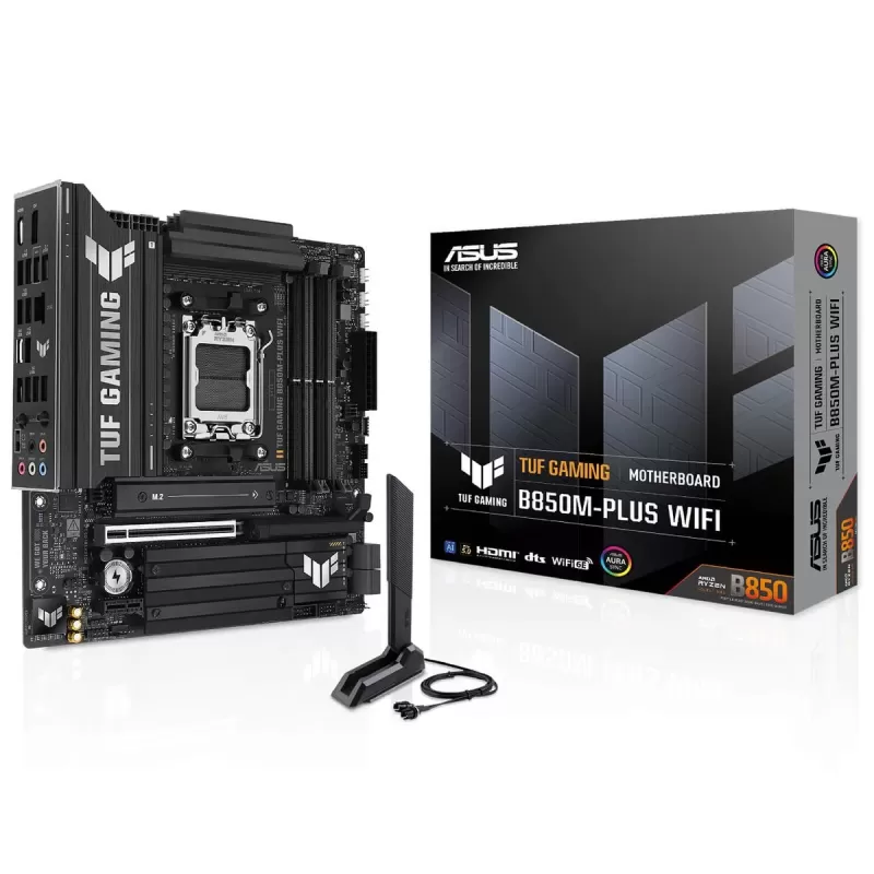 Материнская Плата Asus TUF GAMING B850M-PLUS WIFI DDR5 AM5