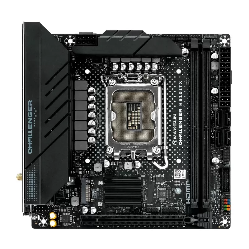 Motherboard MAXSUN Challenger H810ITX WiFi DDR5 LGA1851 Motherboard MAXSUN Challenger H810ITX WiFi DDR5 LGA1851