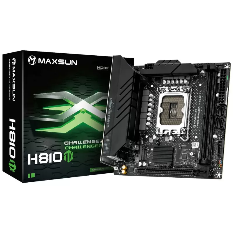Motherboard MAXSUN Challenger H810ITX WiFi DDR5 LGA1851 Motherboard MAXSUN Challenger H810ITX WiFi DDR5 LGA1851
