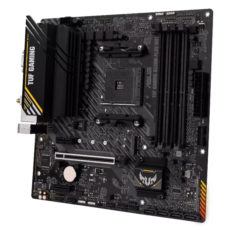 Материнская Плата Asus TUF GAMING A520M-PLUS WiFi DDR4 AM4