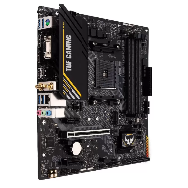 Материнская Плата Asus TUF GAMING A520M-PLUS WiFi DDR4 AM4