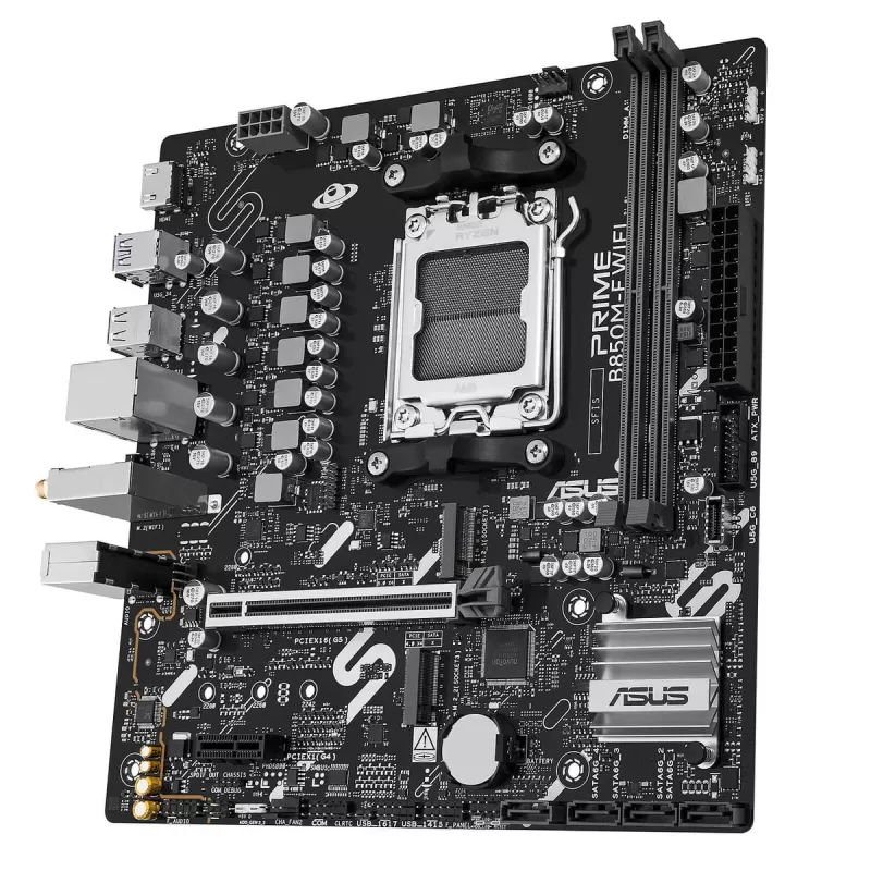 לוח אם Asus Prime PRIME B850M-F WiFi DDR5 AM5 לוח אם Asus Prime PRIME B850M-F WiFi DDR5 AM5