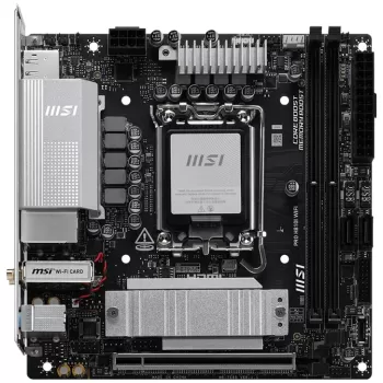 Материнская Плата MSI PRO H810I WIFI DDR5 LGA1851 Материнская Плата MSI PRO H810I WIFI DDR5 LGA1851