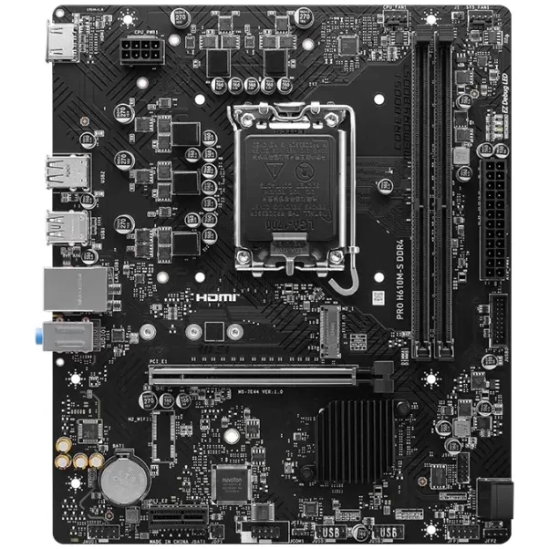 Материнская Плата MSI PRO H610M-S DDR4 LGA1700