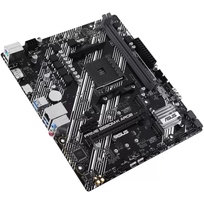 Материнская Плата Asus PRIME B550M-K ARGB DDR4 AM4