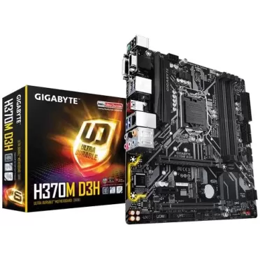 לוח אם Gigabyte GA-H370M D3H DDR4 LGA1151 - יבואן רשמי