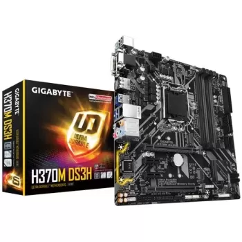 לוח אם Gigabyte H370M DS3H DDR4 LGA1151 - יבואן רשמי