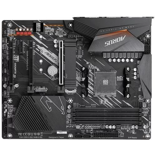 Материнская Плата Gigabyte B550 AORUS ELITE DDR4 AM4 - официальный импортер Материнская Плата Gigabyte B550 AORUS ELITE DDR4 AM4 - официальный импортер