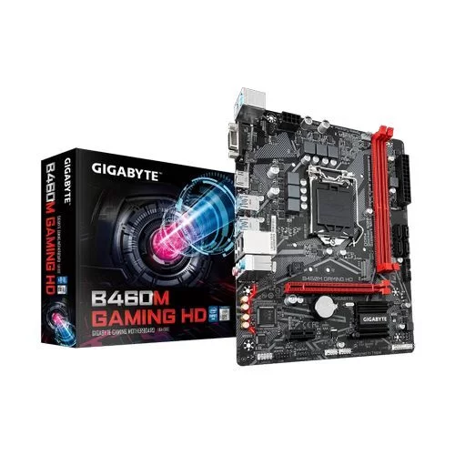 Motherboard Gigabyte B460M GAMING HD DDR4 LGA1200 - official importer Motherboard Gigabyte B460M GAMING HD DDR4 LGA1200 - official importer