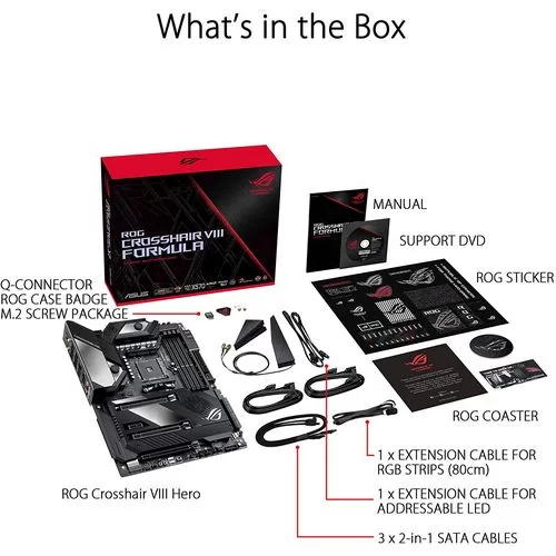 לוח אם Asus ROG Crosshair VIII Formula DDR4 AM4