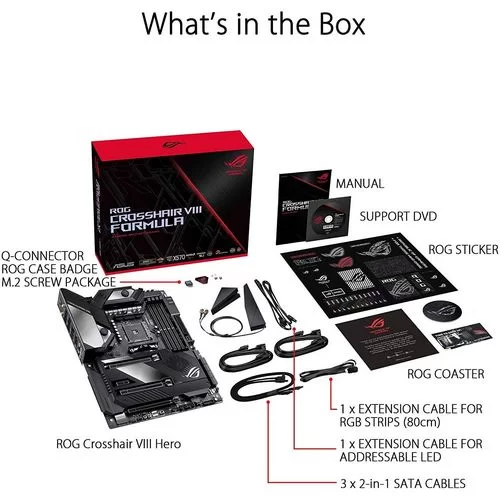 לוח אם Asus ROG Crosshair VIII Formula DDR4 AM4