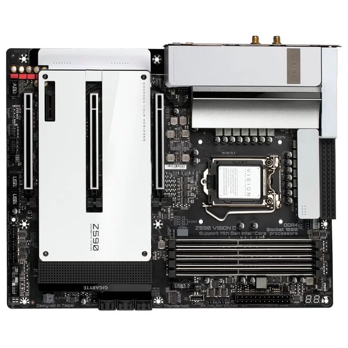 Motherboard Gigabyte Z590 VISION D DDR4 DIMM LGA1200 Motherboard Gigabyte Z590 VISION D DDR4 DIMM LGA1200