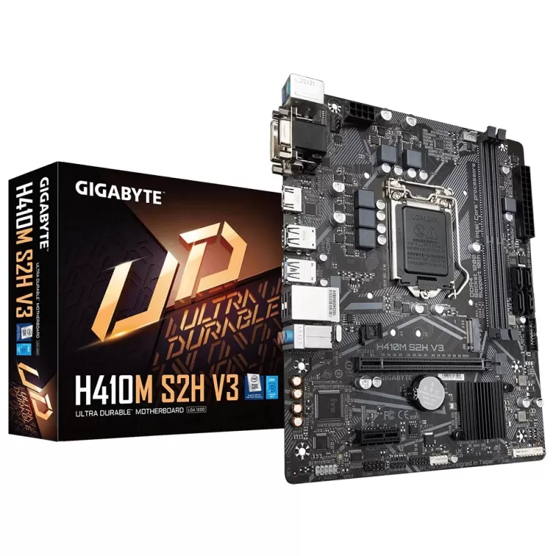 Motherboard Gigabyte H410M S2H V3 DDR4 DIMM LGA1200 Motherboard Gigabyte H410M S2H V3 DDR4 DIMM LGA1200