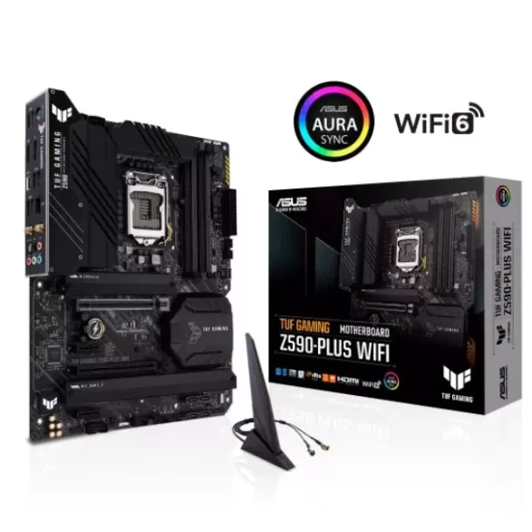 לוח אם Asus TUF GAMING Z590-PLUS WIFI DDR4 LGA1200 לוח אם Asus TUF GAMING Z590-PLUS WIFI DDR4 LGA1200