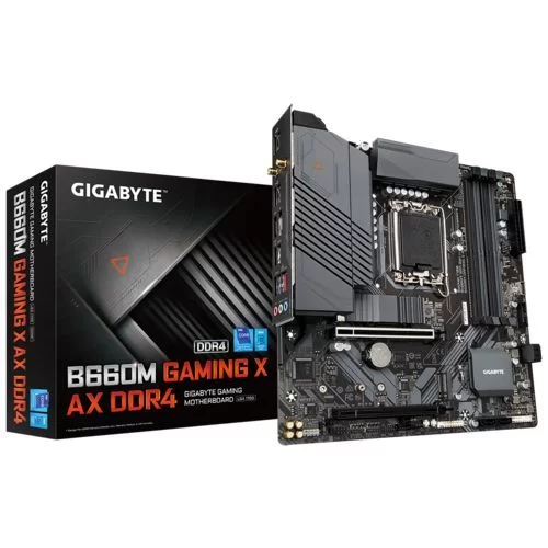 Материнская Плата Gigabyte B660M GAMING X AX DDR4 DDR4 DIMM LGA1700 - официальный импортер