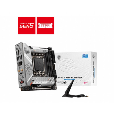 Motherboard MSI MPG Z790I EDGE WIFI DDR5 LGA1700 Motherboard MSI MPG Z790I EDGE WIFI DDR5 LGA1700