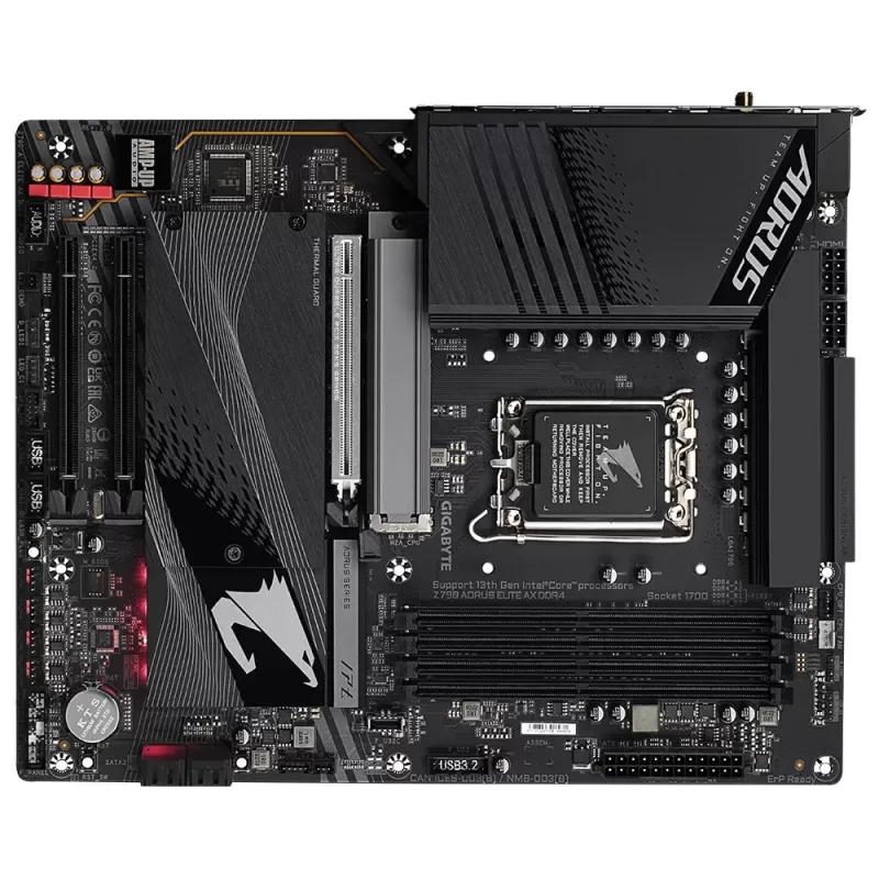 Motherboard Gigabyte Z790 AORUS ELITE AX DDR4 DDR4 DIMM LGA1700 - official importer Motherboard Gigabyte Z790 AORUS ELITE AX DDR4 DDR4 DIMM LGA1700 - official importer