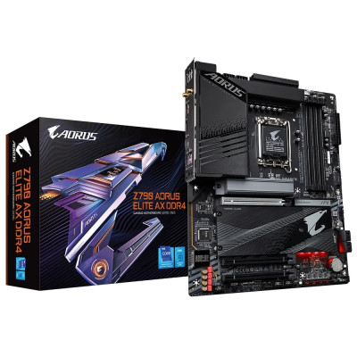 Материнская Плата Gigabyte Z790 AORUS ELITE AX DDR4 LGA1700 Материнская Плата Gigabyte Z790 AORUS ELITE AX DDR4 LGA1700
