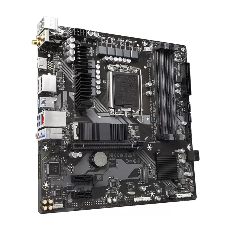 לוח אם Gigabyte B760M DS3H AX DDR4 DDR4 DIMM LGA1700