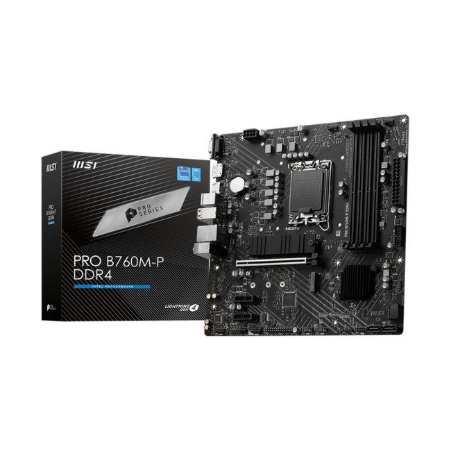 Материнская Плата MSI PRO B760M-P DDR4 LGA1700..