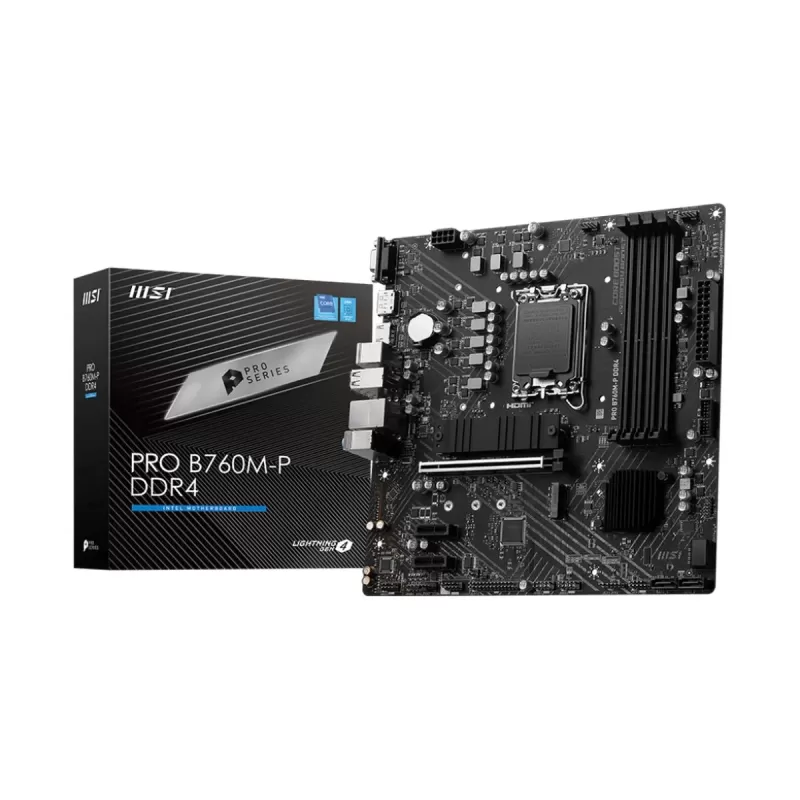 לוח אם MSI PRO B760M-P DDR4 LGA1700