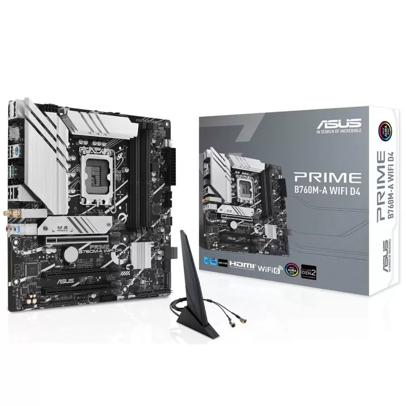 Motherboard Asus PRIME B760M-A WIFI D4 DDR4 DIMM LGA1700