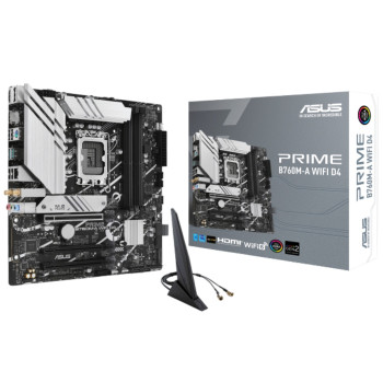 Motherboard Asus PRIME B760M-A WIFI D4 DDR4 LGA1700 Motherboard Asus PRIME B760M-A WIFI D4 DDR4 LGA1700