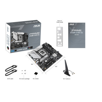 Motherboard Asus PRIME B760M-A WIFI D4 DDR4 LGA1700 Motherboard Asus PRIME B760M-A WIFI D4 DDR4 LGA1700