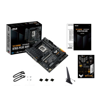 לוח אם Asus TUF GAMING B760-PLUS WIFI DDR5 LGA1700 לוח אם Asus TUF GAMING B760-PLUS WIFI DDR5 LGA1700