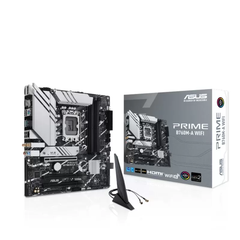 Материнская Плата Asus PRIME B760M-A WIFI DDR5 DIMM LGA1700