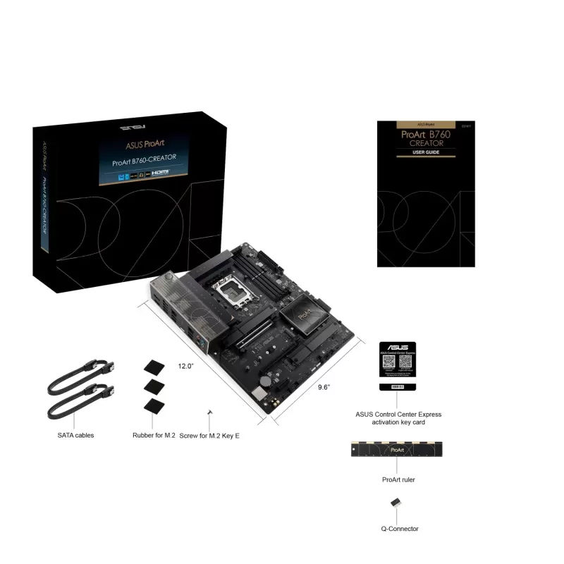 לוח אם Asus ProArt B760-CREATOR DDR5 DIMM LGA1700