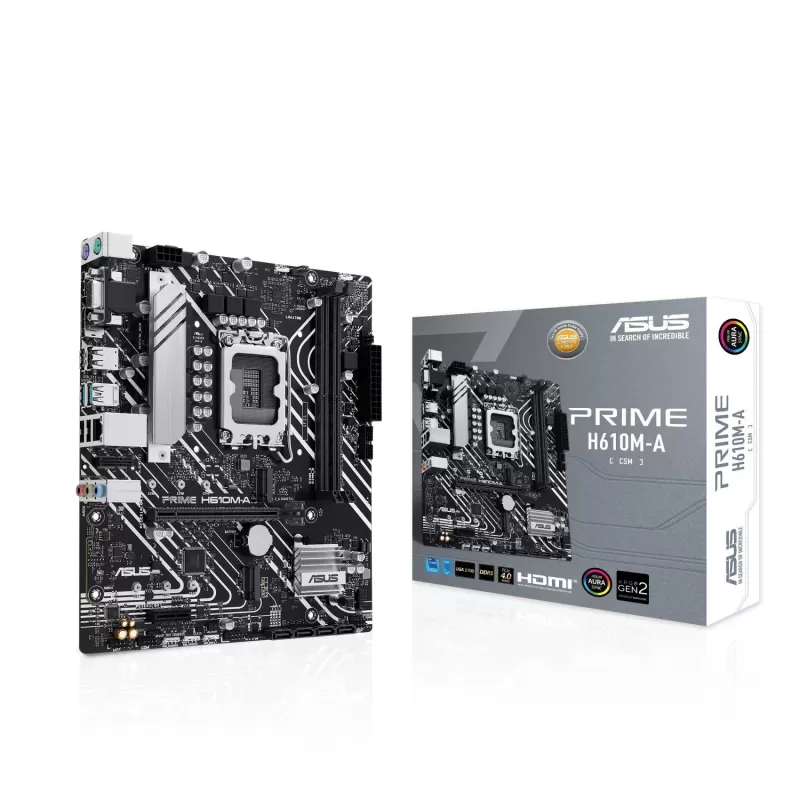 Материнская Плата Asus PRIME H610M-A-CSM DDR5 DIMM LGA1700 Материнская Плата Asus PRIME H610M-A-CSM DDR5 DIMM LGA1700